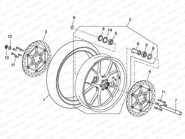 Front wheel