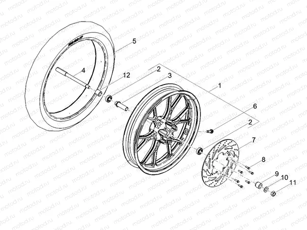 Front wheel
