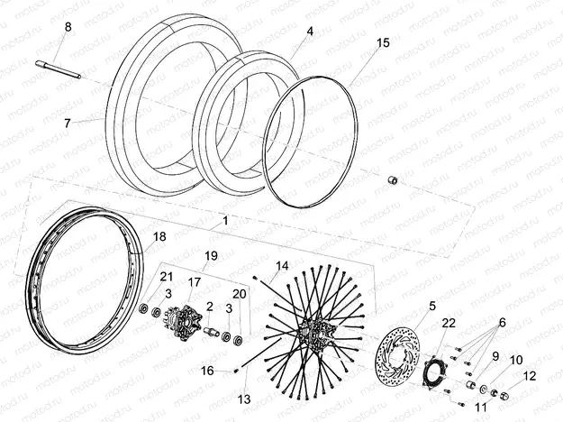 Front wheel