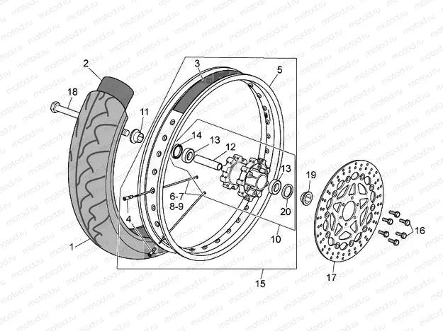 Front wheel