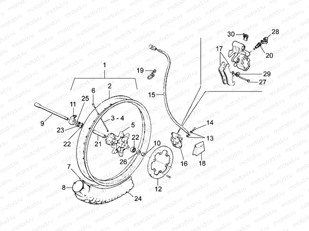 Front wheel