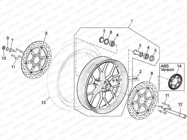 Front wheel