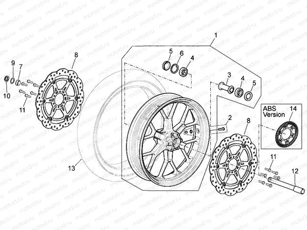 Front wheel