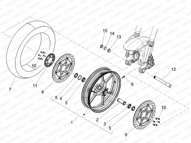 Front wheel