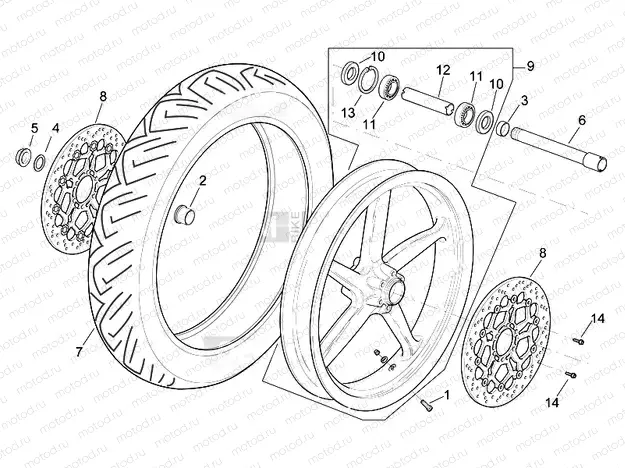Front wheel