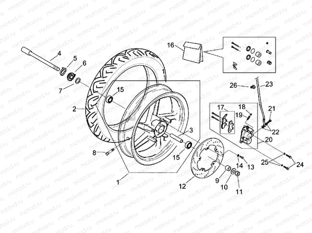 Front wheel