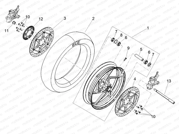 Front wheel