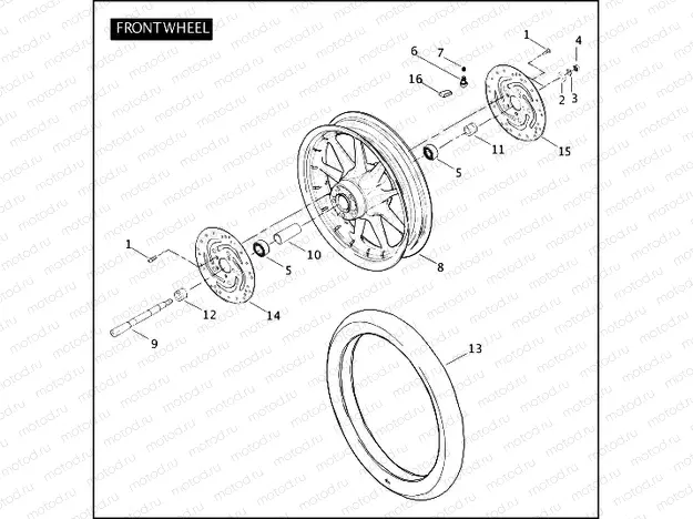 FRONT WHEEL