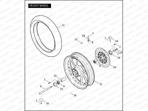 FRONT WHEEL