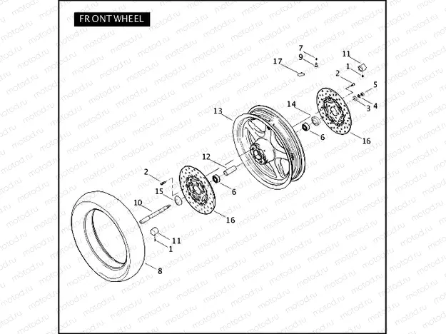 FRONT WHEEL