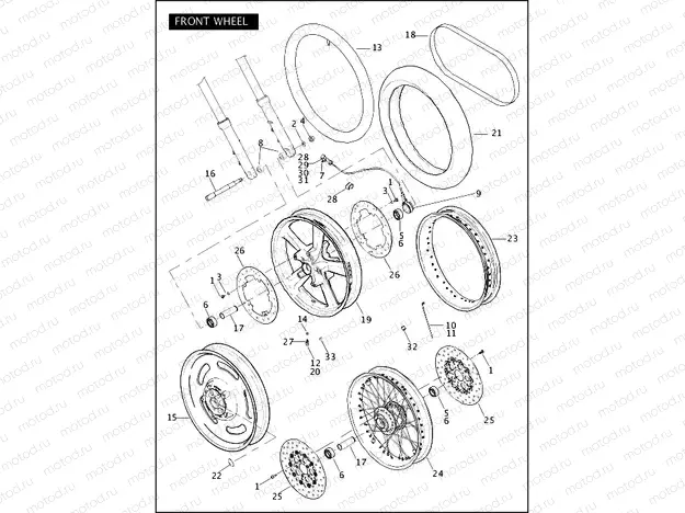 FRONT WHEEL