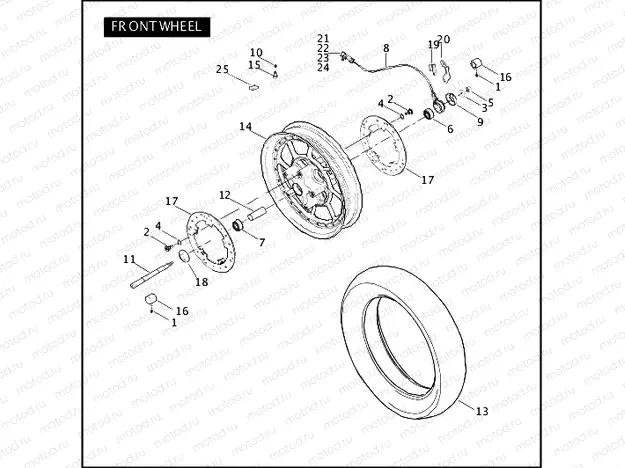 FRONT WHEEL