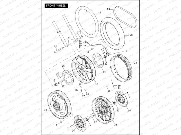 FRONT WHEEL