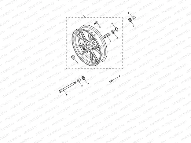 Front wheel