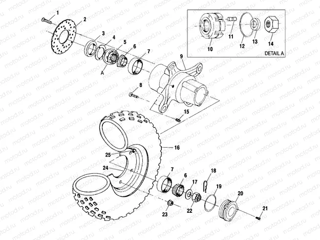 FRONT WHEEL - A01BG50AA (4963766376B005) | FRONT WHEEL - A01BG50AA (4963766376B005)