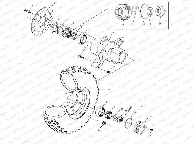 FRONT WHEEL - A03CH42AA/AB/AC (4975377537B09) | FRONT WHEEL - A03CH42AA/AB/AC (4975377537B09)
