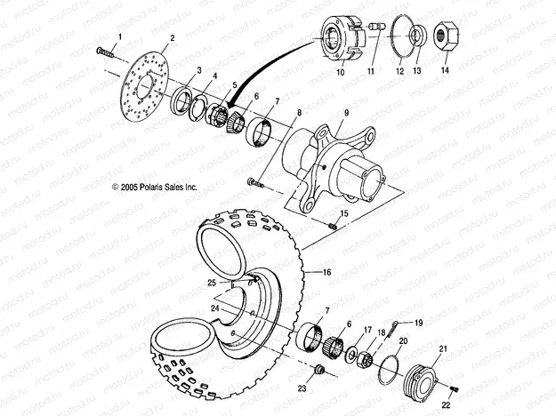 FRONT WHEEL - A03CL50AA (4999201649920164B03) | FRONT WHEEL - A03CL50AA (4999201649920164B03)