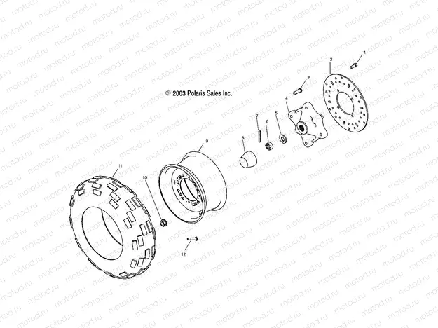 FRONT WHEEL - A04JD32AA (4977487748B09) | FRONT WHEEL - A04JD32AA (4977487748B09)