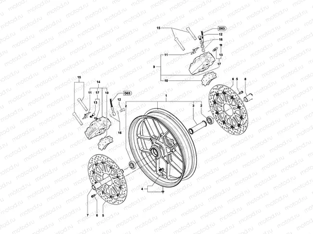 Front wheel Assembly