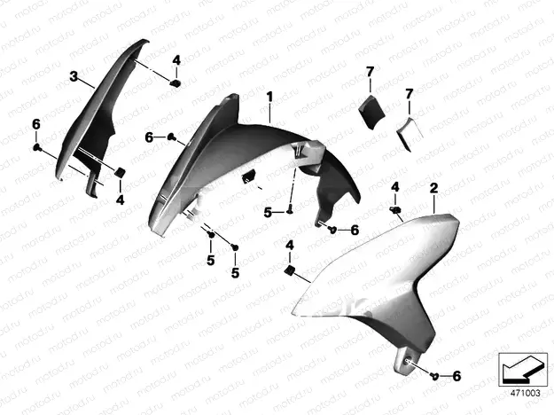 Front wheel fender