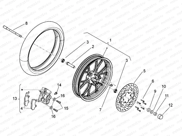 Front wheel II