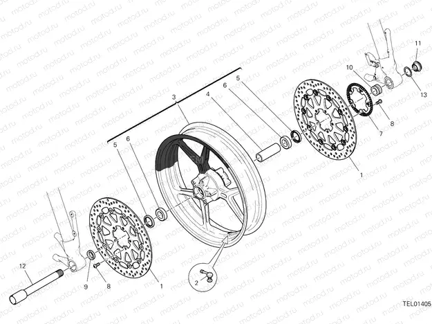 FRONT WHEEL [MOD:HYM RVE]