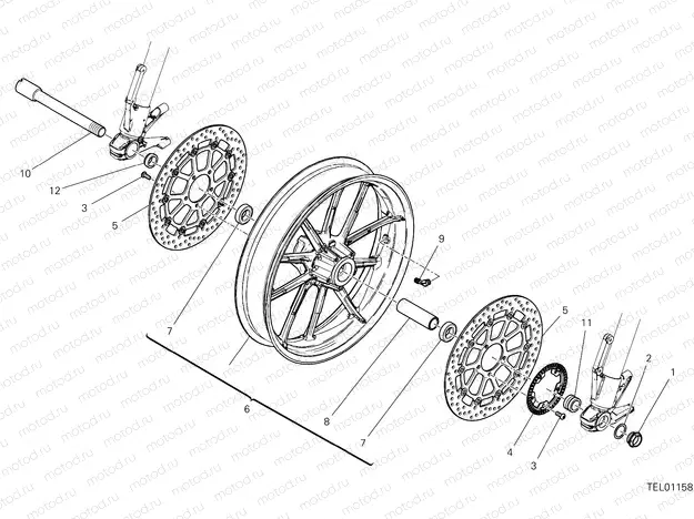 FRONT WHEEL [MOD:SCR11PRO]