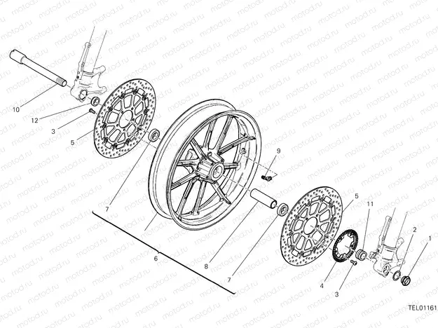 FRONT WHEEL [MOD:SCR11SPR]