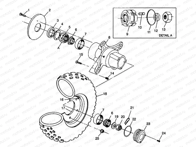 FRONT WHEEL - S98AC42E (4945214521B003) | FRONT WHEEL - S98AC42E (4945214521B003)