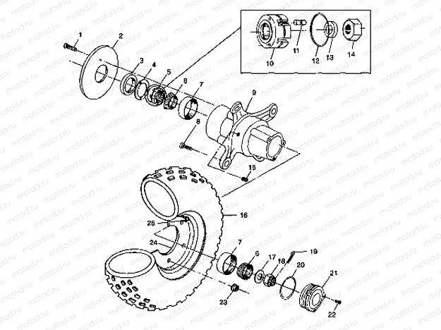 FRONT WHEEL - S98CH50E(B) (4950135013b008) | FRONT WHEEL - S98CH50E(B) (4950135013b008)