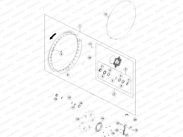 FRONT WHEEL|Frame|09