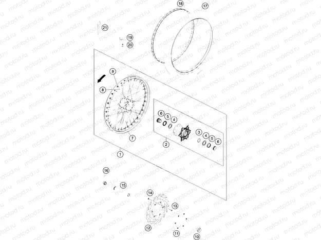FRONT WHEEL|Frame|09