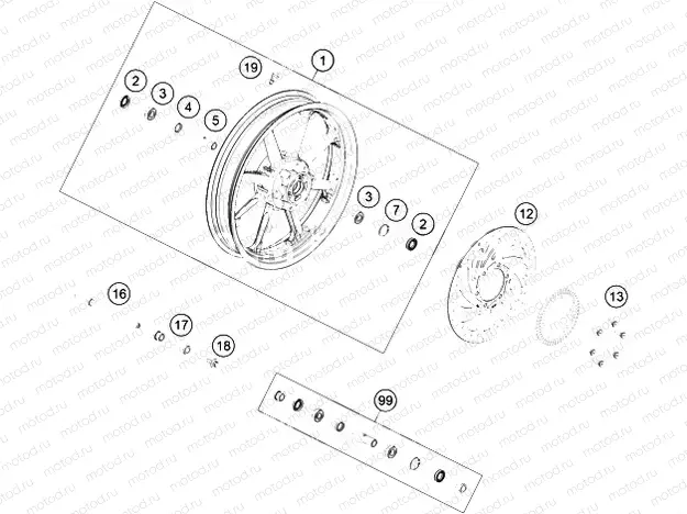 FRONT WHEEL|Frame|09