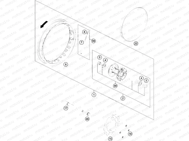 FRONT WHEEL|Frame|09