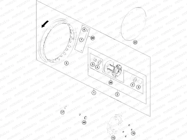 FRONT WHEEL|Frame|09