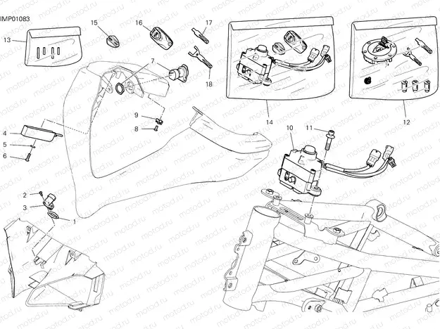 FRONT WIRING HARNESS [MOD:MS1260SA]