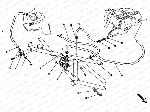FUEL PUMP 004462-009914 » INTAKE, CARBURETTOR
