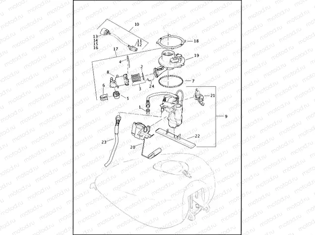 FUEL PUMP - FLHTP