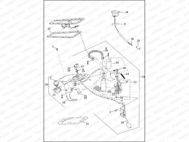 FUEL PUMP - FUEL INJECTED