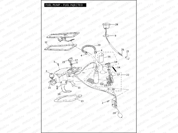 FUEL PUMP - FUEL INJECTED