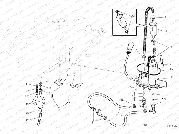 FUEL PUMP » TANK/SEAT