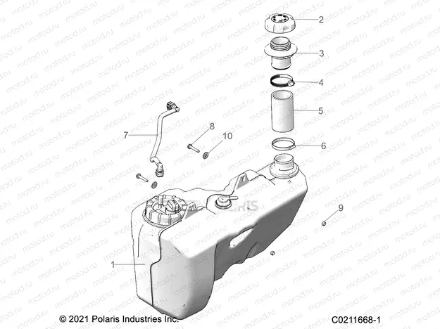 FUEL SYSTEM | FUEL SYSTEM, FUEL TANK - A22SXN85A4 (C0211668-1)