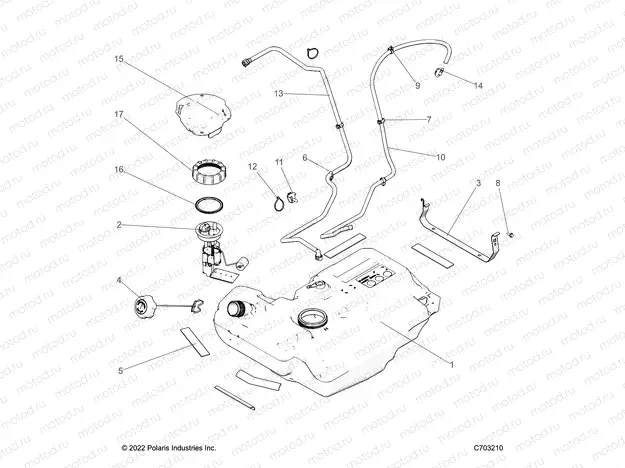 FUEL SYSTEM | FUEL SYSTEM, FUEL TANK AND RELATED - Z23A5P87A4/K87A4/A87A2(C703210)