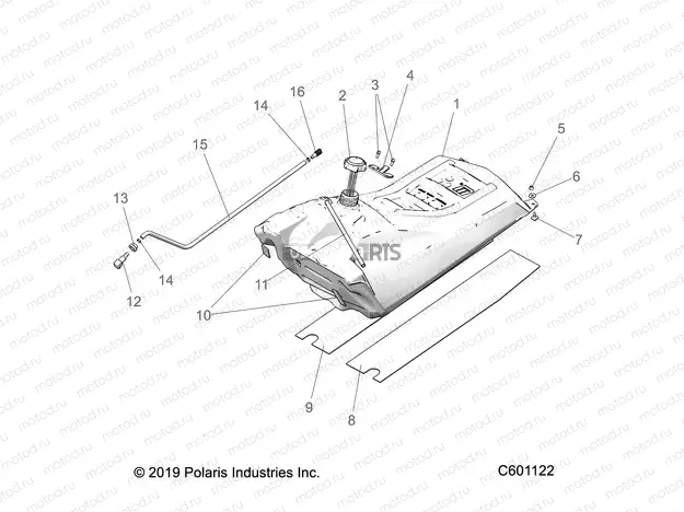 FUEL SYSTEM | FUEL SYSTEM, FUEL TANK ASM. - S20CFE5BSL (C601122)