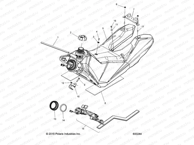 FUEL SYSTEM | FUEL SYSTEM, FUEL TANK ASM. - S20EDB6PSL (600244)