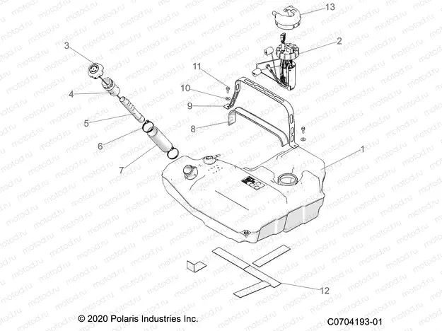 FUEL SYSTEM | FUEL SYSTEM, FUEL TANK - Z22RME2KAG/BG/K2KAN/BN (C0704193-01)
