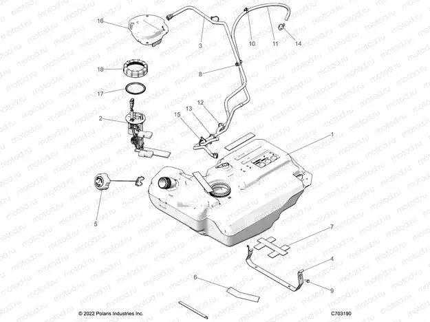 FUEL SYSTEM | FUEL SYSTEM, FUEL TANK - Z23ASE99F4/S99C4/F4 (C703190)