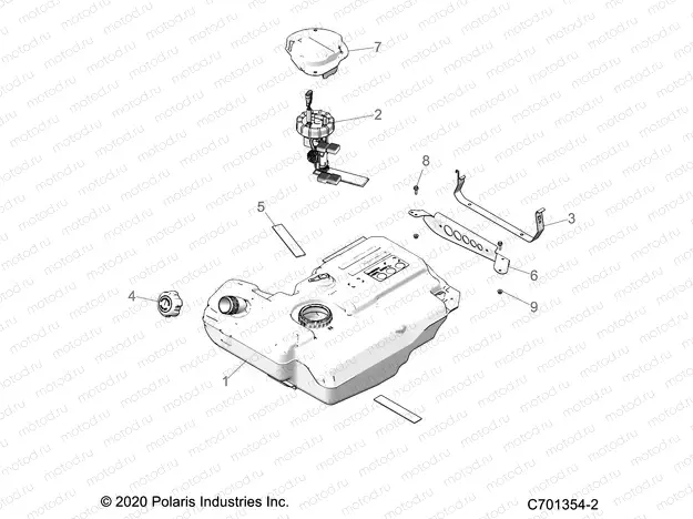 FUEL SYSTEM | FUEL SYSTEM, TANK - Z22NAE99AJ/AN/BJ/BN (C701354-2)