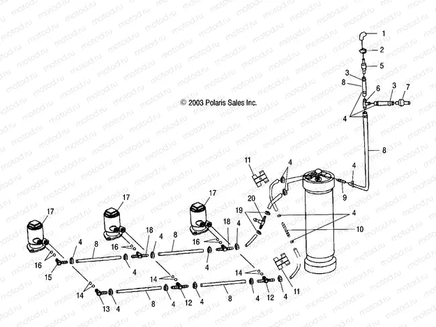 FUEL SYSTEM - W045303CA/IA (4990539053A10) | FUEL SYSTEM - W045303CA/IA (4990539053A10)