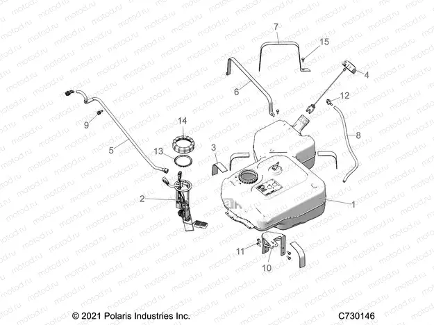 FUEL SYSTEMS | FUEL SYSTEMS, FUEL TANK - R22RSX99A9 (C730146)